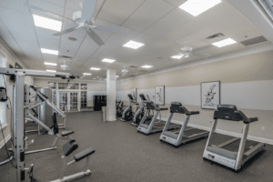 Clubhouse fitness center