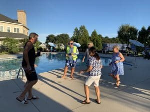 Group Pool side 